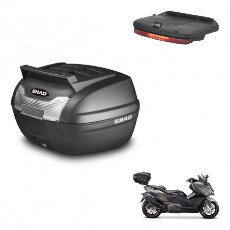 SHAD Baul SH40 parrilla superior + soporte montaje luz de freno KIT-438267