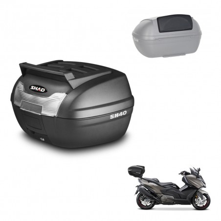 SHAD Trunk SH40 upper grill + mounting bracket backrest KIT-438268