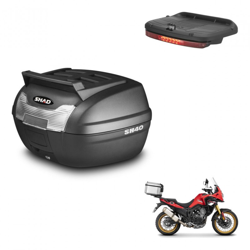 SHAD Baul SH40 parrilla superior + soporte montaje luz de freno KIT-438275