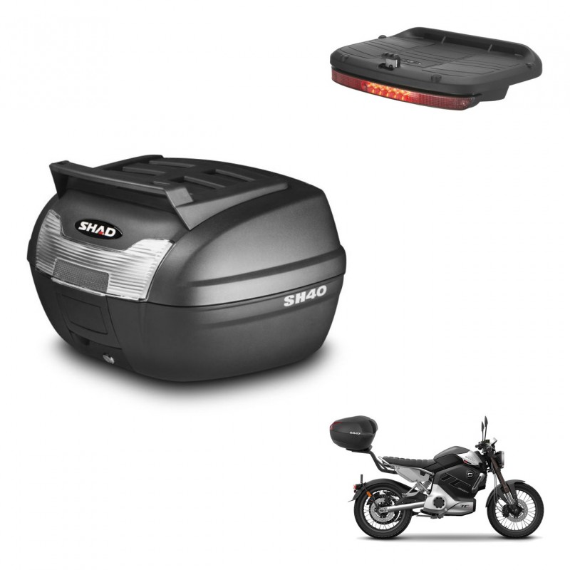 SHAD Baul SH40 parrilla superior + soporte montaje luz de freno KIT-438283