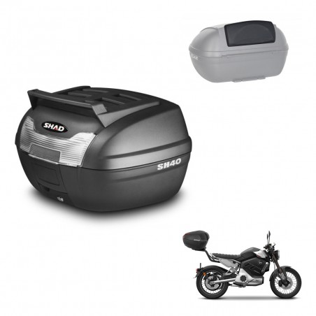 SHAD Trunk SH40 upper grill + mounting bracket backrest KIT-438284