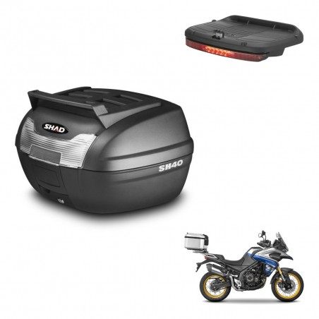 SHAD Trunk SH40 upper grill + mounting bracket brake light KIT-438287