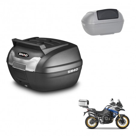 SHAD Trunk SH40 upper grill + mounting bracket backrest KIT-438288