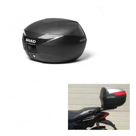SHAD Baul SH39 carbon + soporte montaje KIT-438290