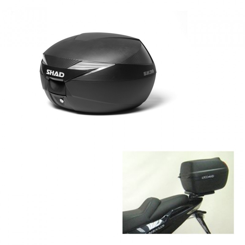 SHAD Baul SH39 carbon + soporte montaje KIT-438302