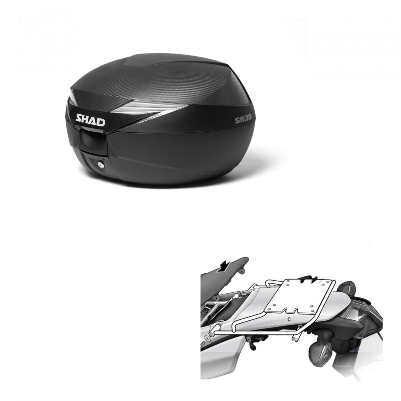 SHAD SH39 carbon trunk + mounting bracket KIT-438317