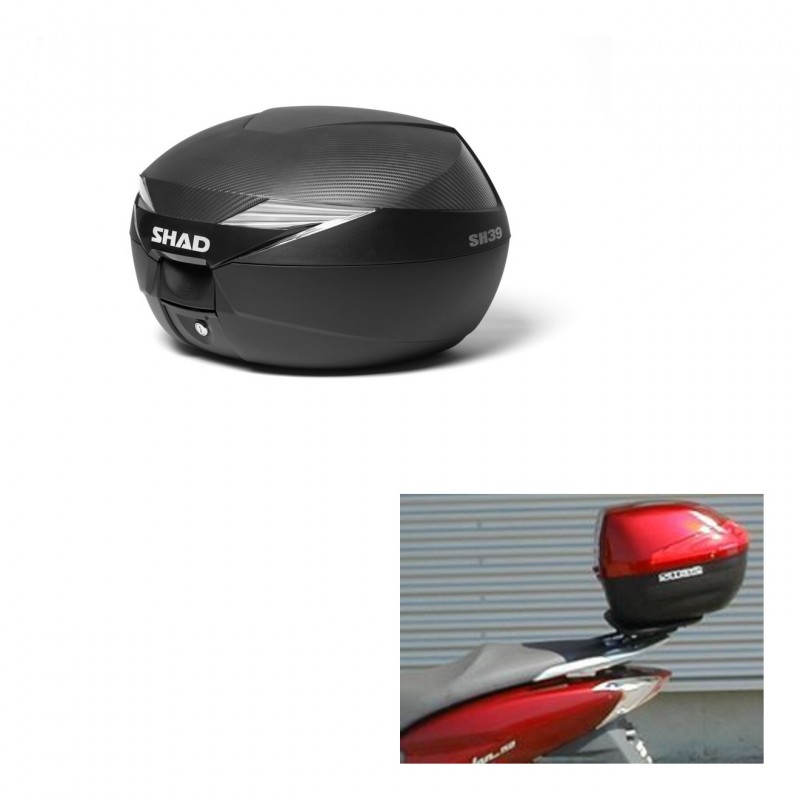 SHAD Baul SH39 carbon + soporte montaje KIT-438320