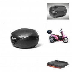 SHAD Baul SH39 carbon + soporte montaje accesorios KIT-438325