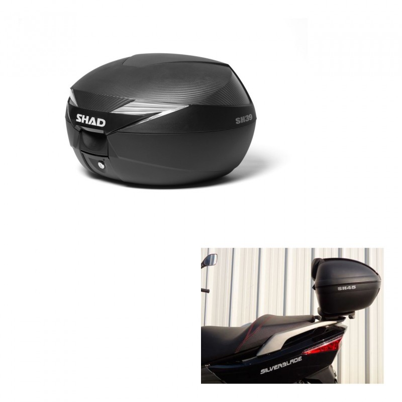 SHAD Baul SH39 carbon + soporte montaje KIT-438344