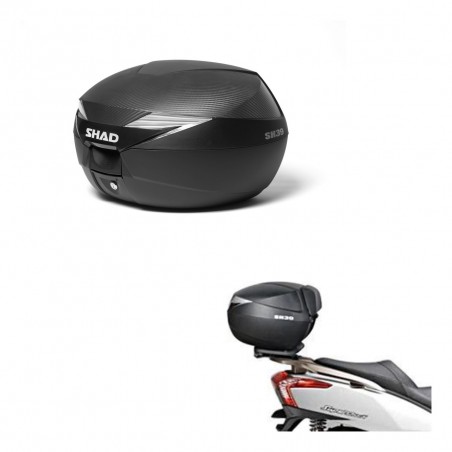 SHAD Baul SH39 carbon + soporte montaje KIT-438347