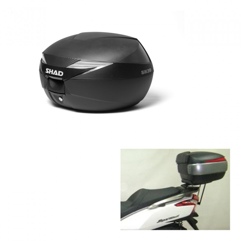 SHAD Baul SH39 carbon + soporte montaje KIT-438350