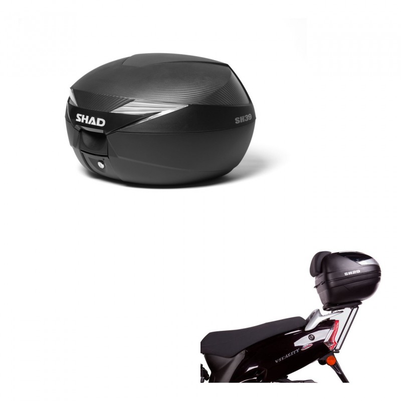 SHAD Baul SH39 carbon + soporte montaje KIT-438353