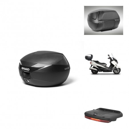 SHAD SH39 carbon trunk + mounting bracket accessories KIT-438373