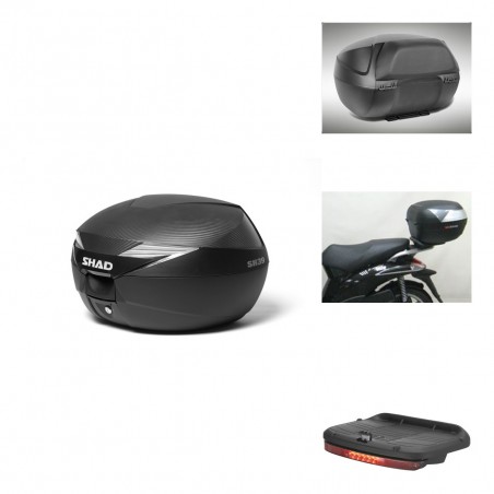 SHAD SH39 carbon trunk + mounting bracket accessories KIT-438394