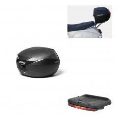 SHAD Baul SH39 carbon + soporte montaje luz de freno KIT-438396