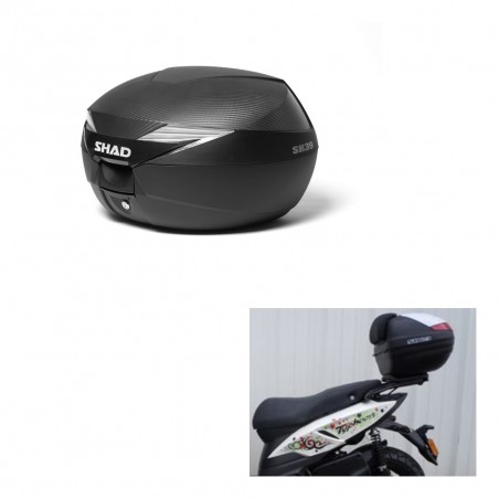 SHAD Baul SH39 carbon + soporte montaje KIT-438404