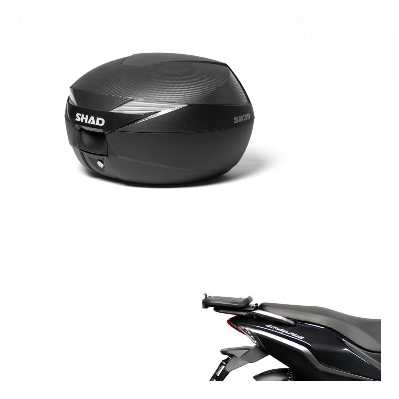 SHAD Baul SH39 carbon + soporte montaje KIT-438455