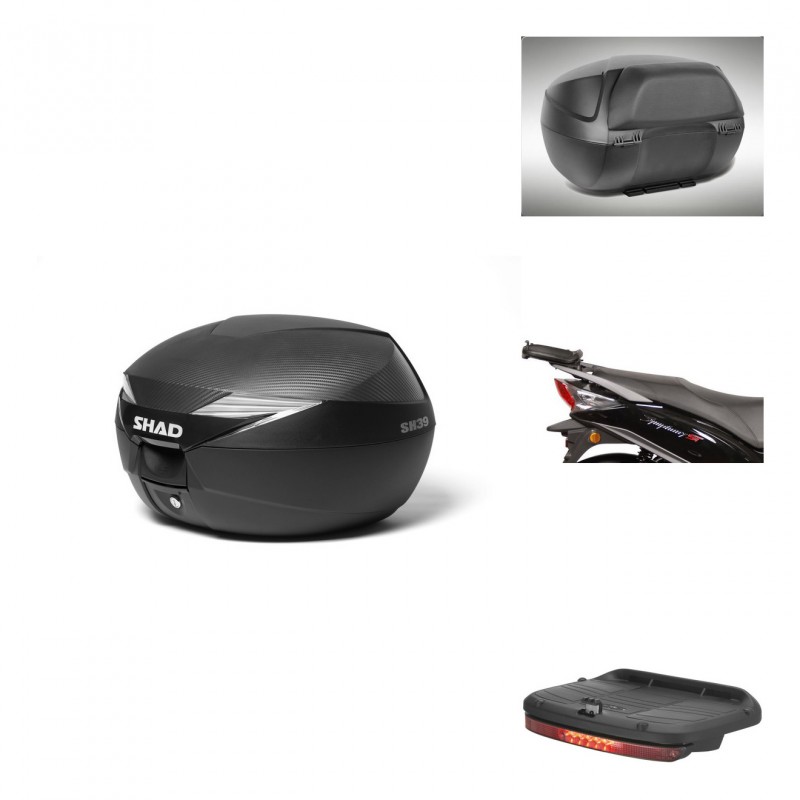 SHAD Baul SH39 carbon + soporte montaje accesorios KIT-438466