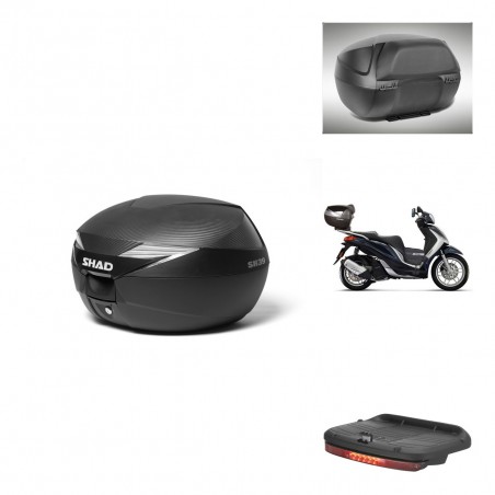 SHAD Baul SH39 carbon + soporte montaje accesorios KIT-438481