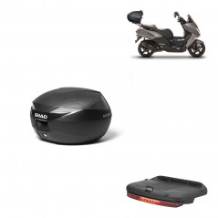 SHAD Baul SH39 carbon + soporte montaje luz de freno KIT-438491