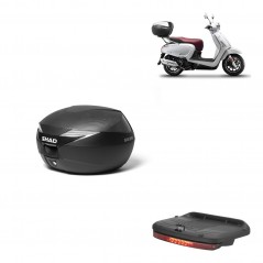 SHAD Baul SH39 carbon + soporte montaje luz de freno KIT-438499