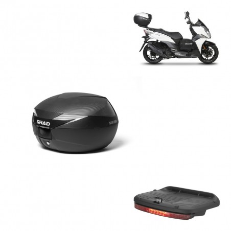 SHAD SH39 carbon trunk + mounting bracket brake light KIT-438507