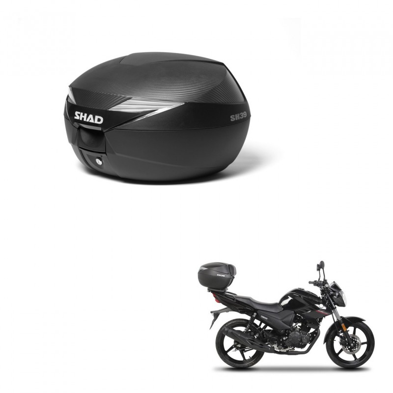 SHAD Baul SH39 carbon + soporte montaje KIT-438510