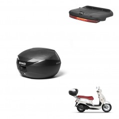SHAD Baul SH39 carbon + soporte montaje luz de freno KIT-438527