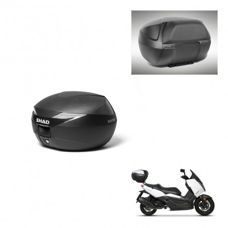 SHAD Baul SH39 carbon + soporte montaje respaldo KIT-438540