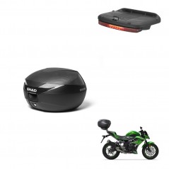 SHAD Baul SH39 carbon + soporte montaje luz de freno KIT-438551