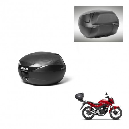 SHAD Baul SH39 carbon + soporte montaje respaldo KIT-438560