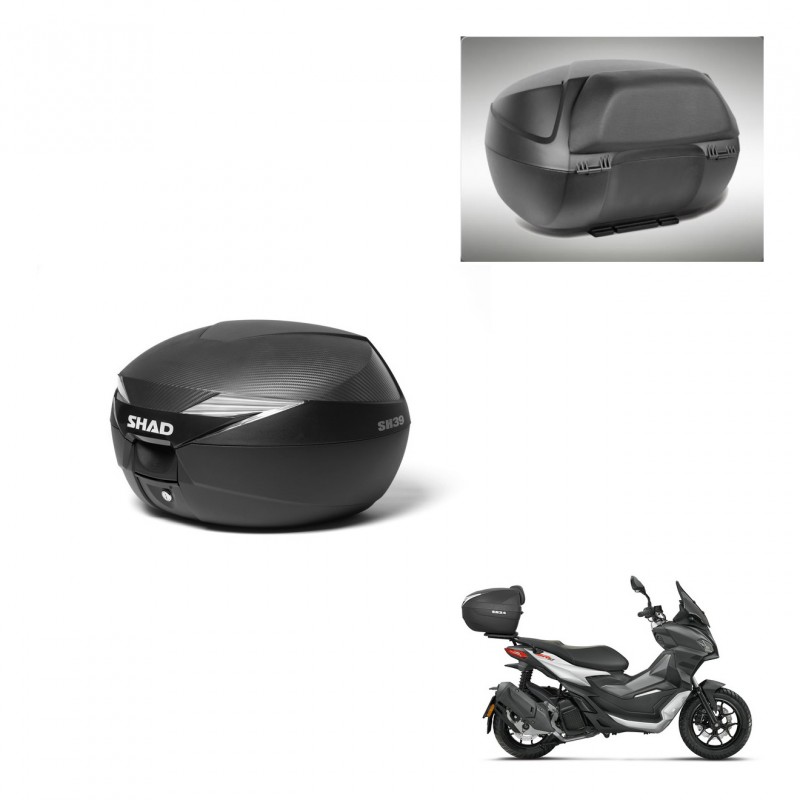 SHAD SH39 carbon trunk + mounting support backrest KIT-438624