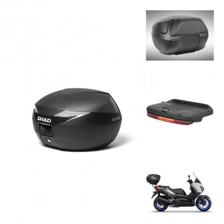 SHAD Baul SH39 carbon + soporte montaje accesorios KIT-438641