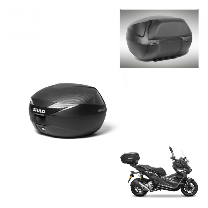 SHAD SH39 carbon trunk + mounting support backrest KIT-438668