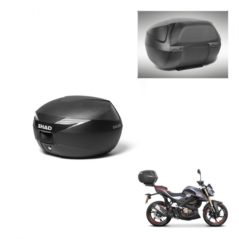 SHAD SH39 carbon trunk + mounting support backrest KIT-438672