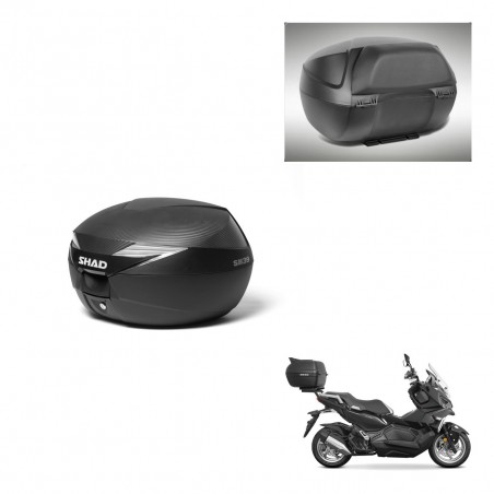 SHAD Baul SH39 carbon + soporte montaje respaldo KIT-438676