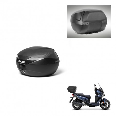 SHAD Baul SH39 carbon + soporte montaje respaldo KIT-438680