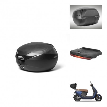 SHAD Baul SH39 carbon + soporte montaje accesorios KIT-438685