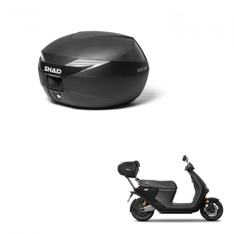 SHAD Baul SH39 carbon + soporte montaje KIT-438686