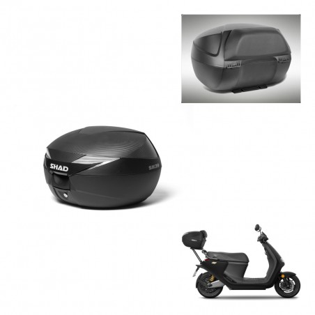 SHAD Baul SH39 carbon + soporte montaje respaldo KIT-438688