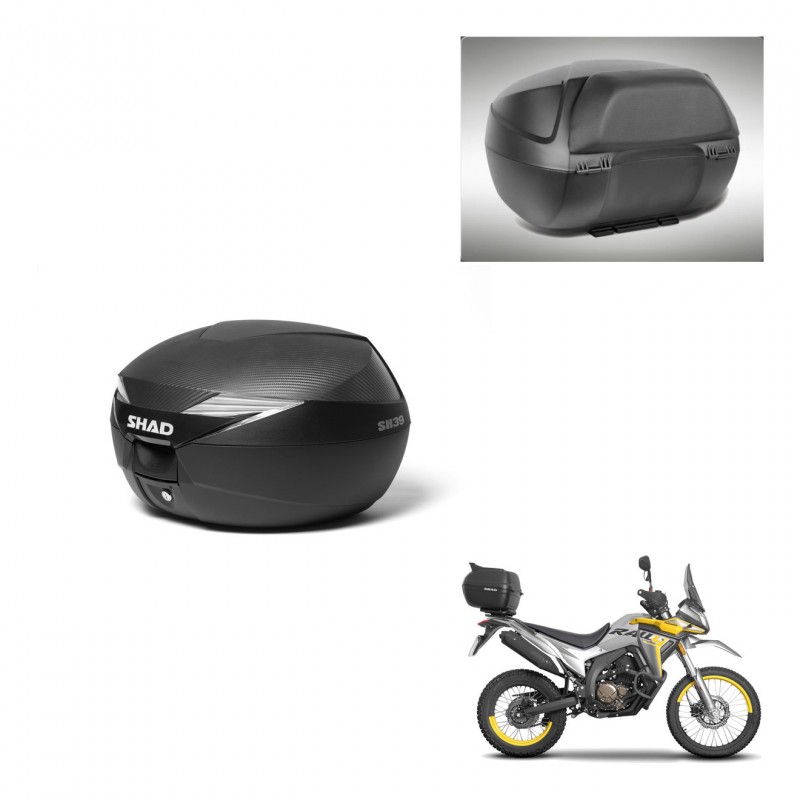SHAD SH39 carbon trunk + mounting support backrest KIT-438704