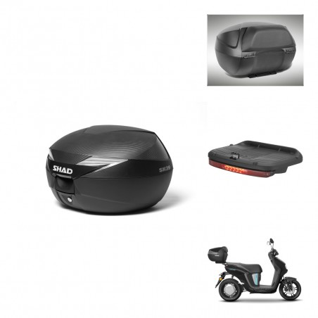 SHAD Baul SH39 carbon + soporte montaje accesorios KIT-438709