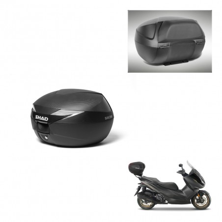 SHAD Baul SH39 carbon + soporte montaje respaldo KIT-438712