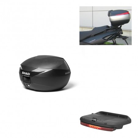 SHAD SH39 carbon trunk + mounting bracket brake light KIT-438715