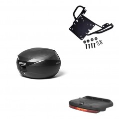 SHAD Baul SH39 carbon + soporte montaje luz de freno KIT-438730