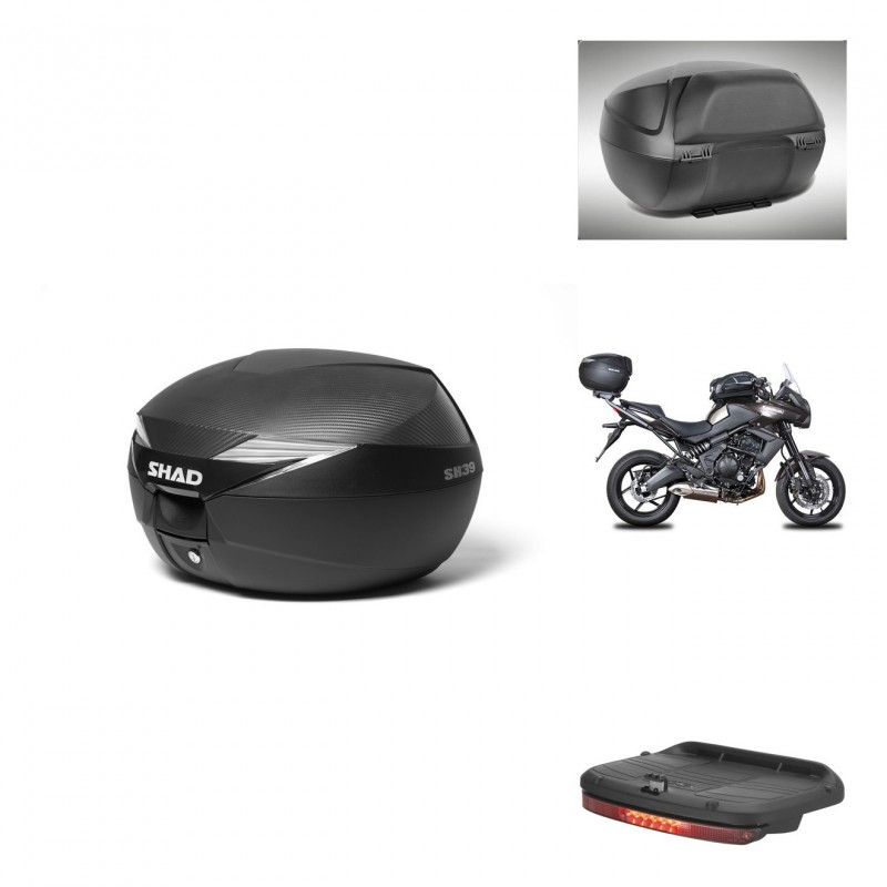 SHAD Baul SH39 carbon + soporte montaje accesorios KIT-438773