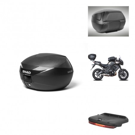 SHAD SH39 carbon trunk + mounting bracket accessories KIT-438773