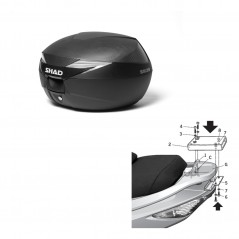 SHAD SH39 carbon trunk + mounting bracket KIT-438780