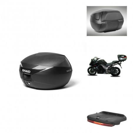 SHAD Baul SH39 carbon + soporte montaje accesorios KIT-438794