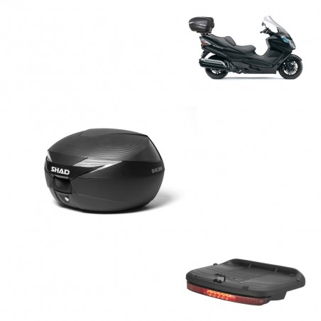 SHAD SH39 carbon trunk + mounting bracket brake light KIT-438808